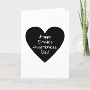 Anti-Valentines day-kort - en informationsdag Helgkort