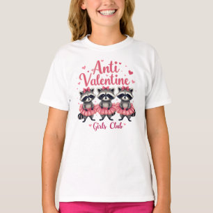 Anti Valentines Day Rolig Tvättbjörn Söt Kawaii T Shirt