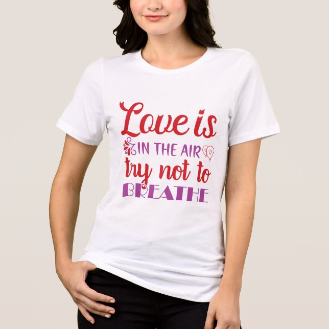 Anti-Valentines Day  T Shirt (Framsida)