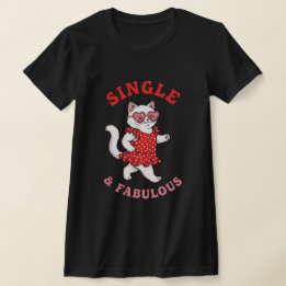 anti valentines Singel och fantastisk 2026 T Shirt