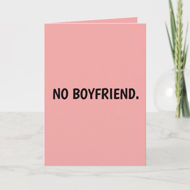 ANTI-VALENTINSDAGSKORT MED SKÄMT TILL VÄN HELGKORT (Framsida)