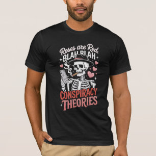 Anti-Valentinsrödor Är Röda Konspirationsteorier T Shirt