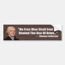 Anti vapenkontroll - vapenrättigheter bildekal