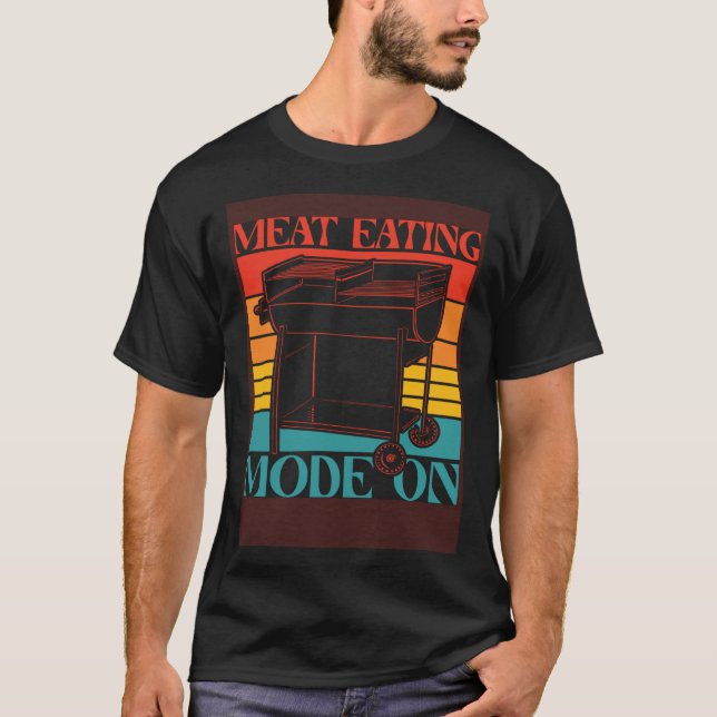 Anti Vegan Meat   Saying  2 T Shirt (Framsida)