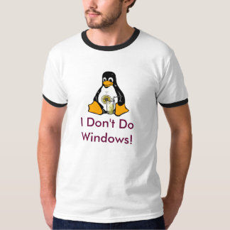 Anti-Windows Tux T Shirt