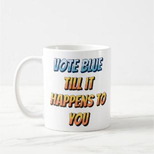 Anti Woke, Anti-Democrat & Pro Strong Gräns Kaffemugg