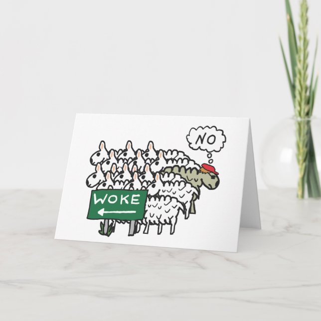 Anti Woke Kort (Framsida)