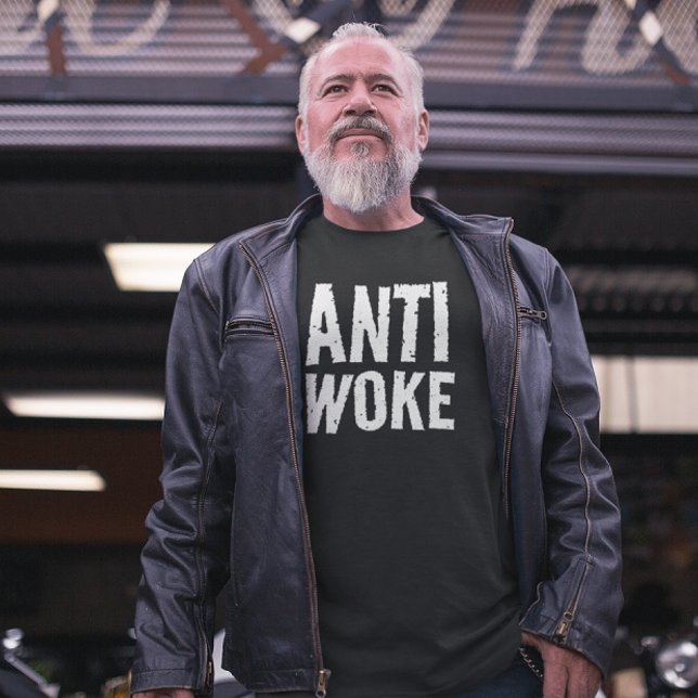 ANTI WOKE T-SHIRTS IN BLACK (Skapare uppladdad)