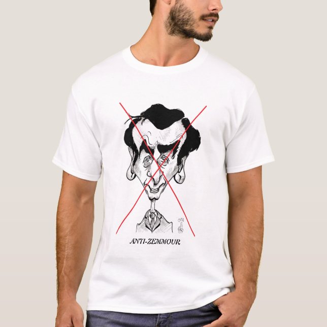 Anti-Zemmour Tee Shirt (Framsida)
