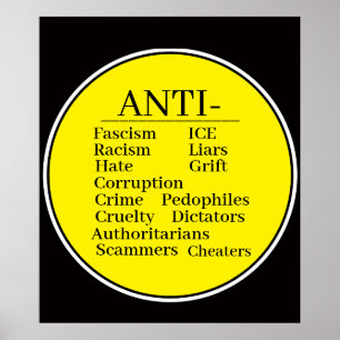 Antiaffisch Poster