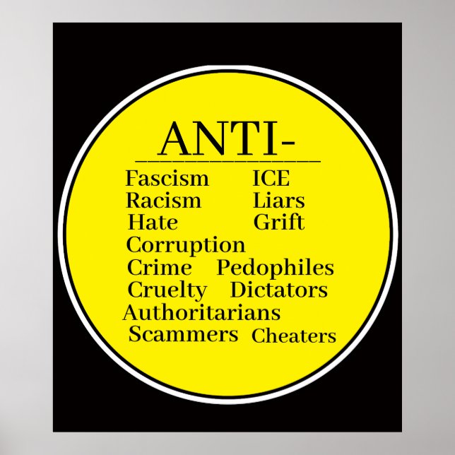 Antiaffisch Poster (Framsidan)