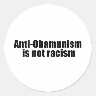 Antibarbari är inte rasism runt klistermärke