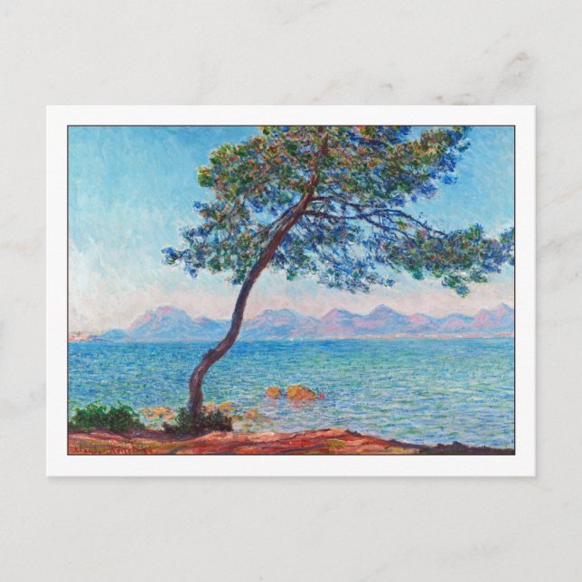 Antibes av Monet Vykort (Framsida)