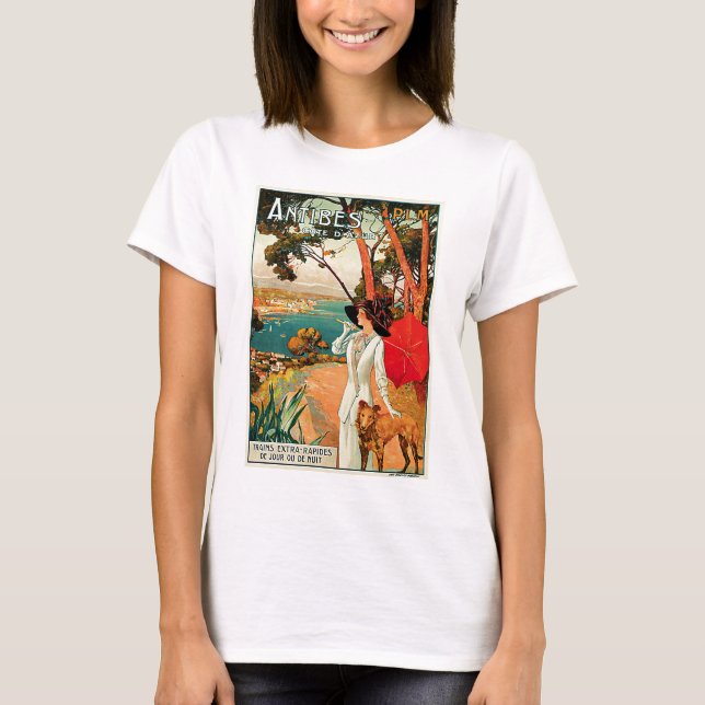 Antibes Cote D'Azur T-shirt (Framsida)