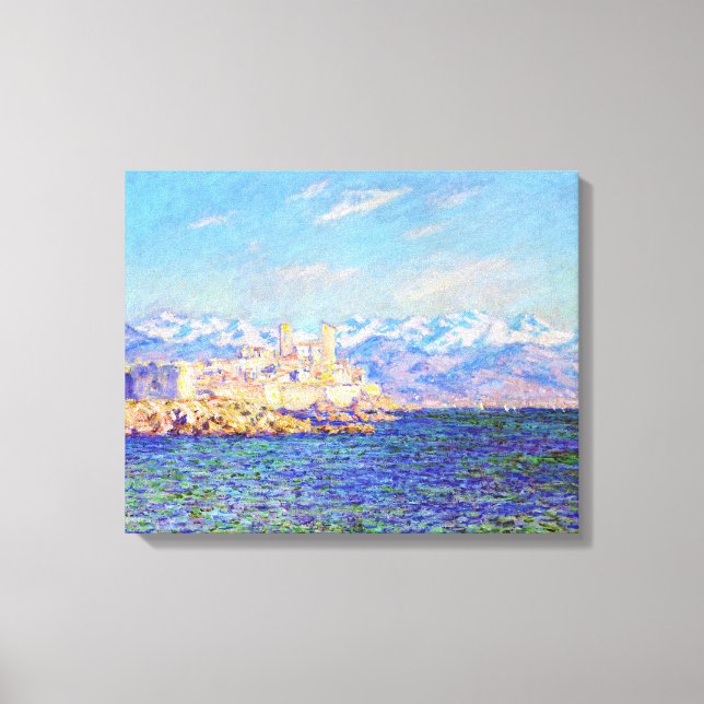 Antibes, eftermiddagseffekt, 1888 Claude Monet coo Canvastryck (Framsida)