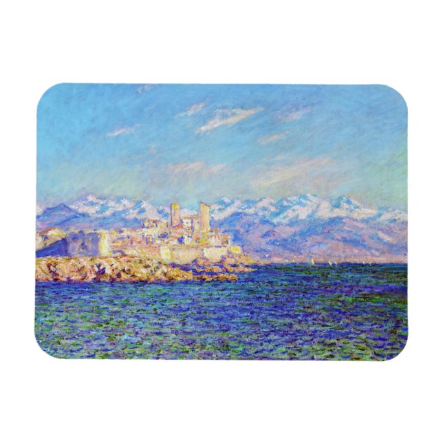 Antibes, eftermiddagseffekt, 1888 Claude Monet coo Magnet (Horisontell)