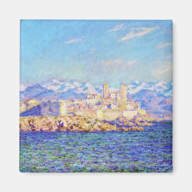 Antibes, eftermiddagseffekt, 1888 Claude Monet coo Magnet (Framsidan)