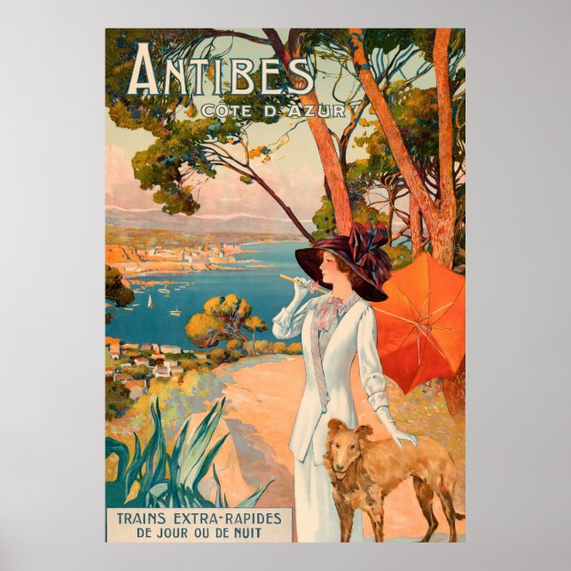 Antibes, Frankrike Poster (Framsidan)
