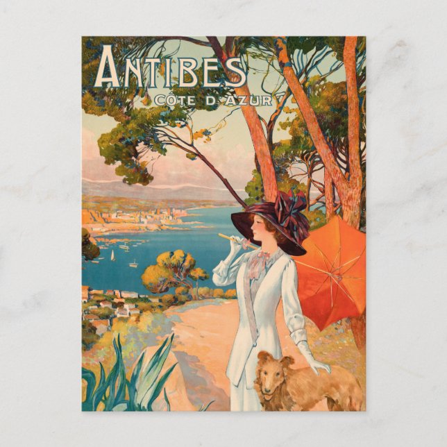 Antibes, Frankrike Vykort (Framsida)