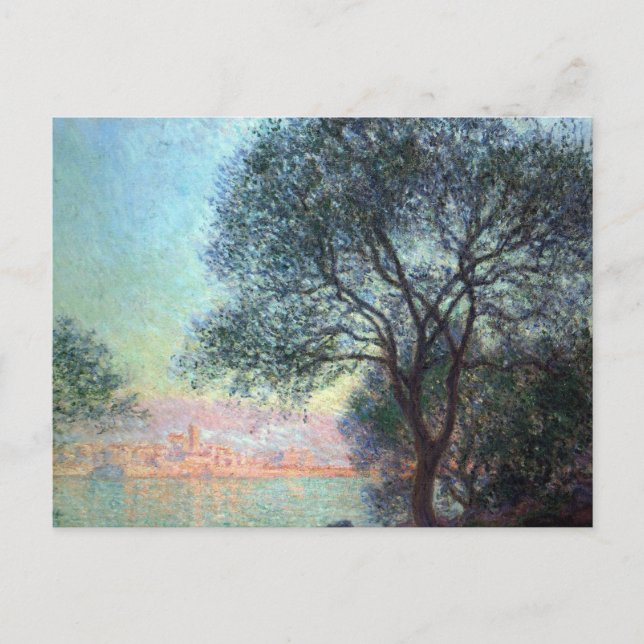 Antibes i morgon av Claude Monet Vykort (Framsida)