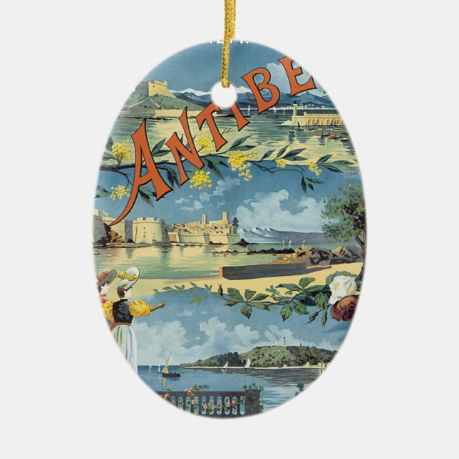Antibes Julgransprydnad Keramik (Framsidan)