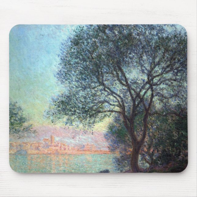 Antibes på morgonen av Claude Monet Musmatta (Framsidan)