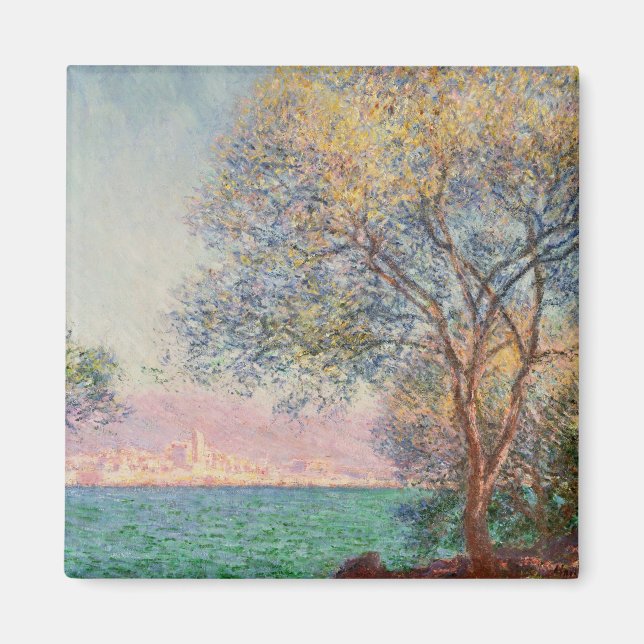 Antibes på morgonen magnet (Framsidan)