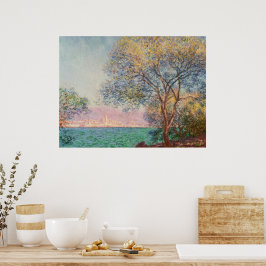 Antibes på morgonen poster