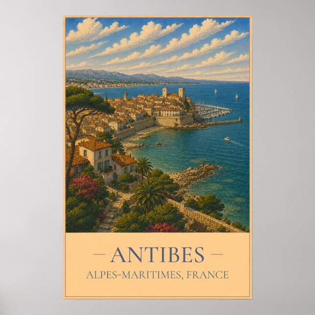 Antibes Poster (Framsidan)