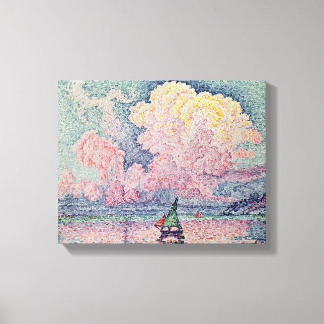 Antibes, Rosa Cloud, 1916 Canvastryck (Framsida)