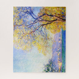 Antibes som ses från Salisen, arbeta i trädgården Pussel