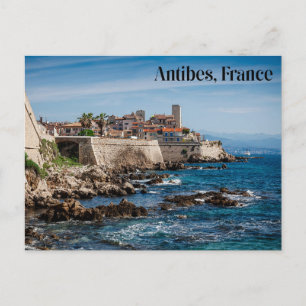 Antibes stad, Frankrike-vykort Vykort