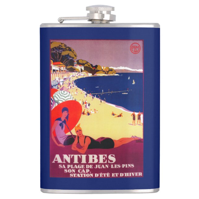 Antibes vintage PosterEurope Fickplunta (Framsidan)