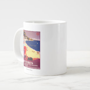 Antibes Vintage PosterEurope Jumbo Mugg