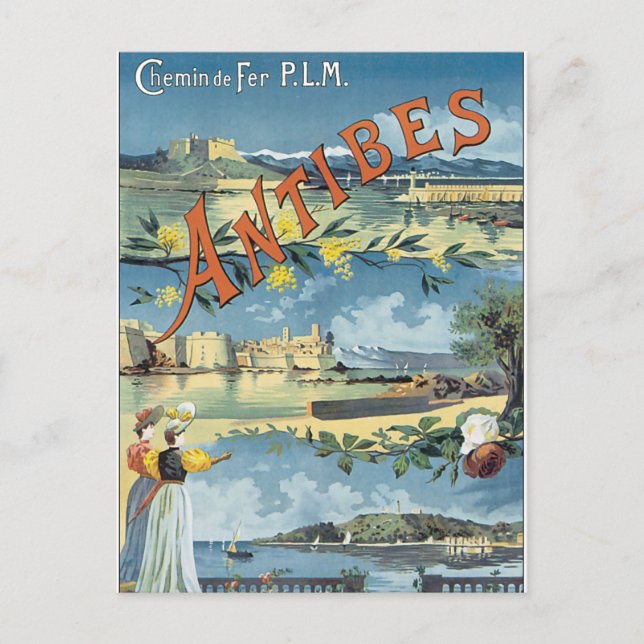 Antibes Vykort (Framsida)