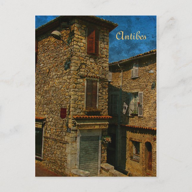 Antibes vykort (Framsida)