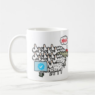 Antiblå bockmarkering kaffemugg