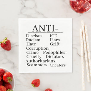 Antibrevduksnappa Pappersservett