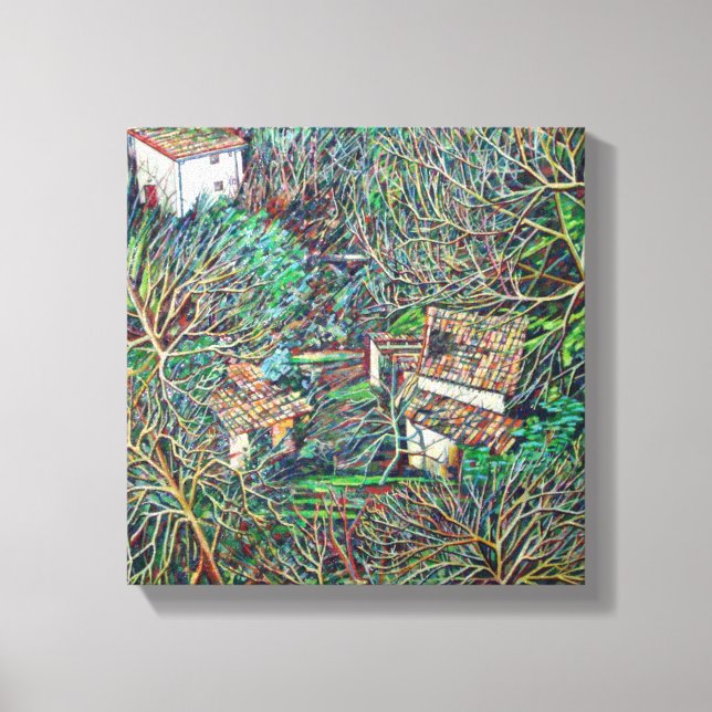 Anticoli Winter Canvastryck (Framsida)