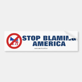 Antidemokrater Sluta lamslå Amerika Bildekal