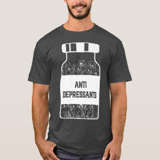 Antidepressants, Love Pitbull Smile, Dog Is Love  T Shirt