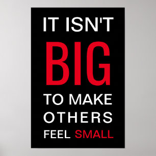 Antidepression Anti-mobbning Poster
