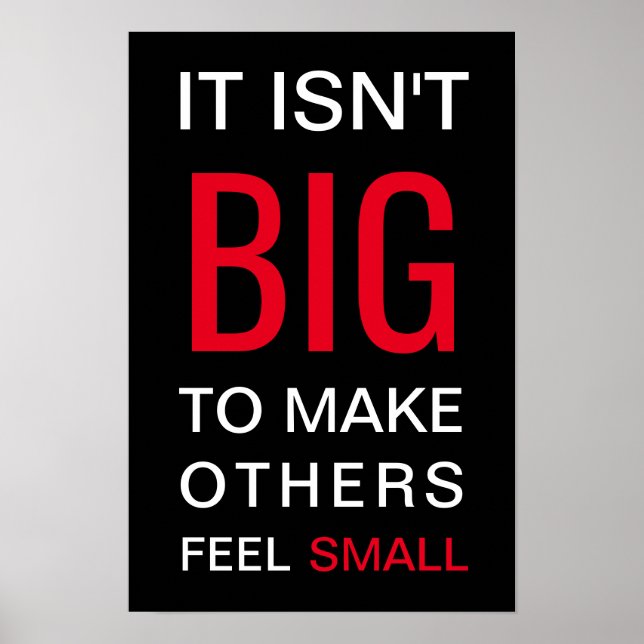 Antidepression Anti-mobbning Poster (Framsidan)