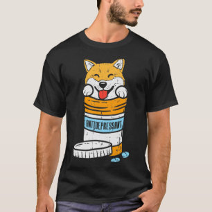 Antidepressiv Shiba Inu Akita Japansk Hund Doge M T Shirt