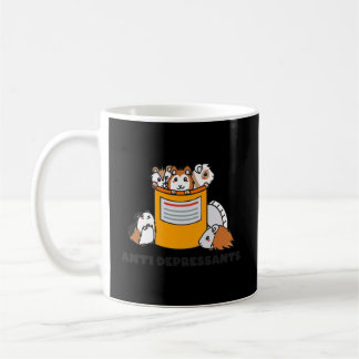 Antidepressiva Guinea Gris Funny Cute Guinea Gris Kaffemugg