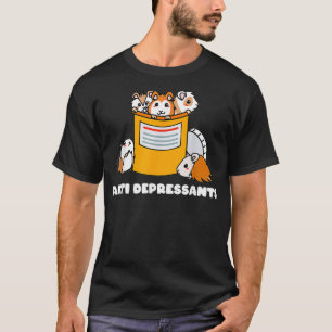 Antidepressiva Guinea Gris Funny Cute Guinea Gris T Shirt