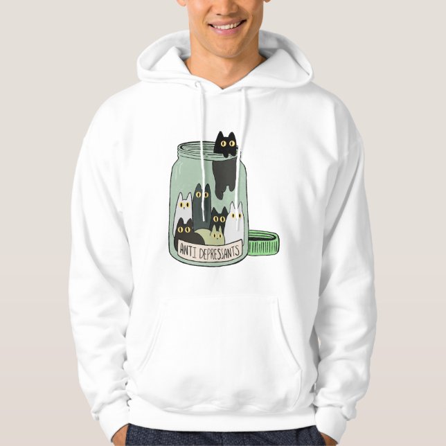 Antidepressiva i en burk hoodie (Framsida)
