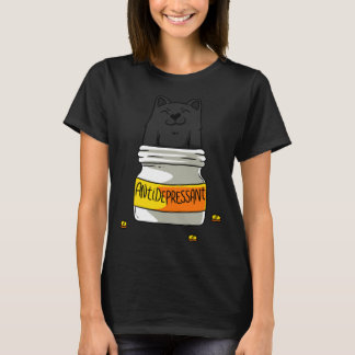 Antidepressiva Katter Kitty Älskare Djur Katt Ägar T Shirt
