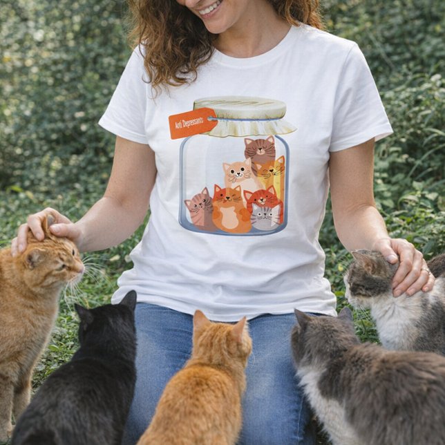 Antidepressiva Katter T Shirt (Skapare uppladdad)