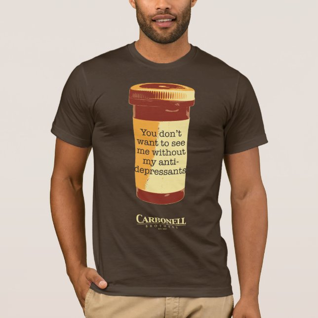 Antidepressiva medel t-shirt (Framsida)